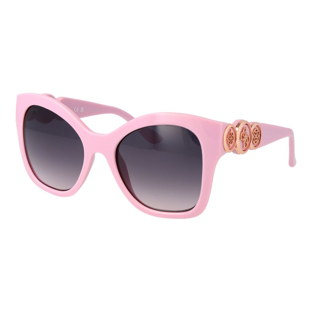 Guess Women’s Sunglasses – Rose Full-Rim Frame, Purple Gradient Lenses