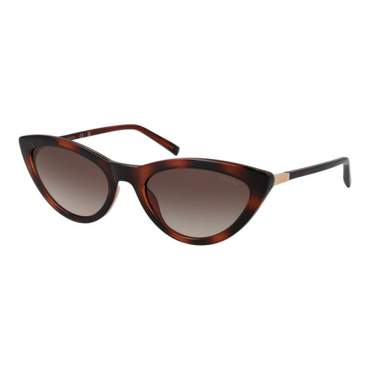 Guess Women’s Sunglasses – Brown Cat Eye Frame, Gradient Lenses