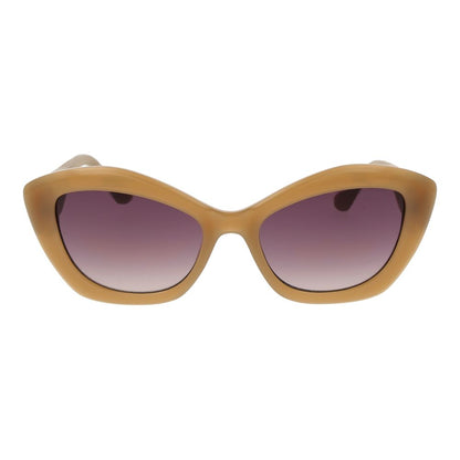 Guess Women’s Sunglasses – Brown Cat Eye Frame, Purple Gradient Lenses