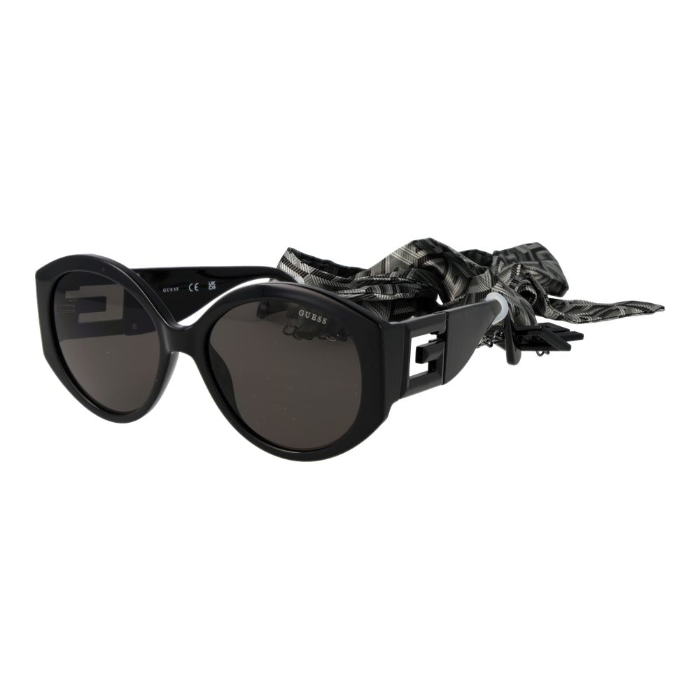 Guess Women’s Sunglasses – Black Full-Rim Frame, Grey Lenses