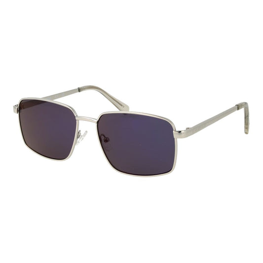 Harley-Davidson Men’s Sunglasses – Silver Aviator Frame, Purple Mirrored Lenses