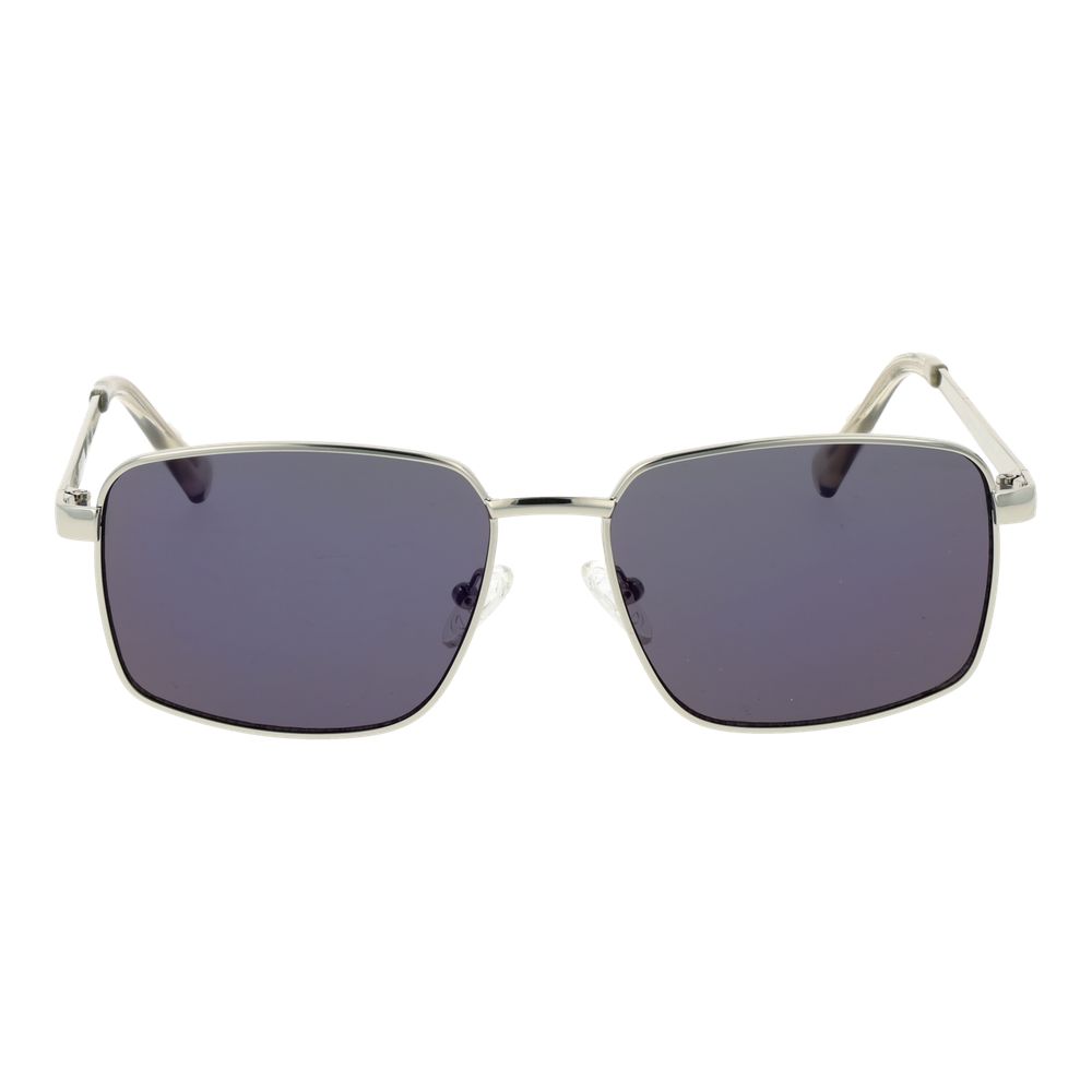 Harley-Davidson Men’s Sunglasses – Silver Aviator Frame, Purple Mirrored Lenses