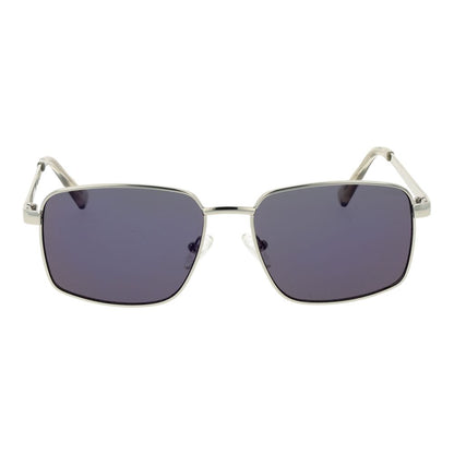 Harley-Davidson Men’s Sunglasses – Silver Aviator Frame, Purple Mirrored Lenses
