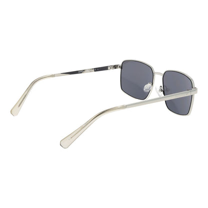 Harley-Davidson Men’s Sunglasses – Silver Aviator Frame, Purple Mirrored Lenses