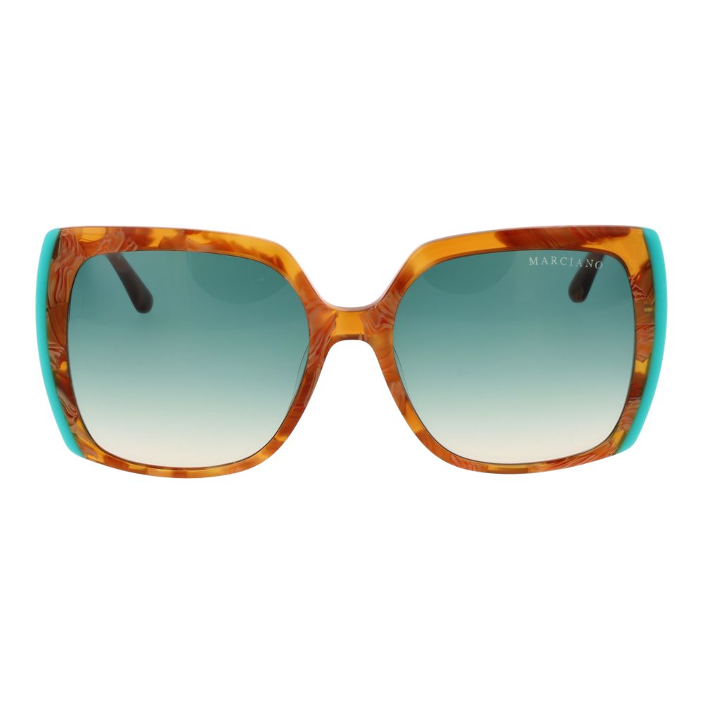 Marciano by Guess Women’s Sunglasses – Brown Frame, Green Gradient Lenses