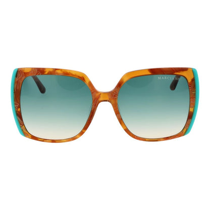 Marciano by Guess Women’s Sunglasses – Brown Frame, Green Gradient Lenses