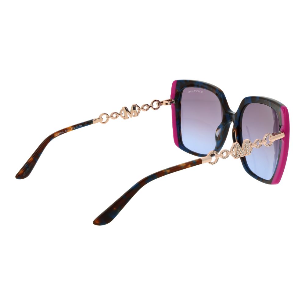 Marciano by Guess Women’s Sunglasses – Multicolor Square Frame, Purple Gradient Lenses