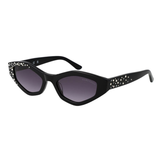 Marciano by Guess Women’s Sunglasses – Black Rectangle Frame, Grey Gradient Lenses