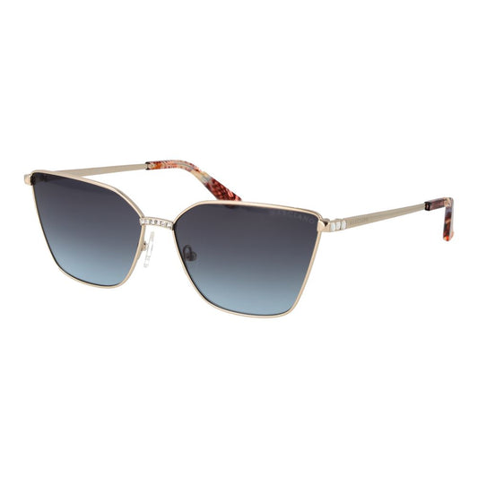 Marciano by Guess Women’s Sunglasses – Gold Cat Eye Frame, Blue Gradient Lenses