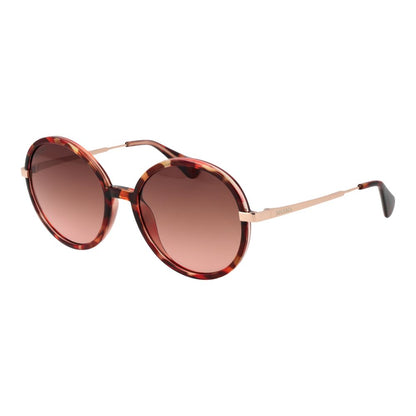 Max & Co Women’s Sunglasses – Brown Full-Rim Frame, Rose Gradient Lenses