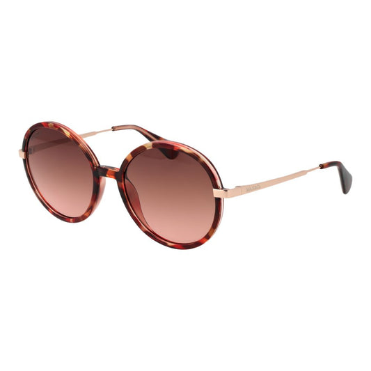 Max & Co Women’s Sunglasses – Brown Full-Rim Frame, Rose Gradient Lenses