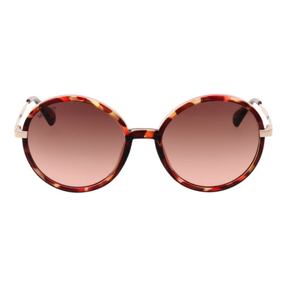 Max & Co Women’s Sunglasses – Brown Full-Rim Frame, Rose Gradient Lenses