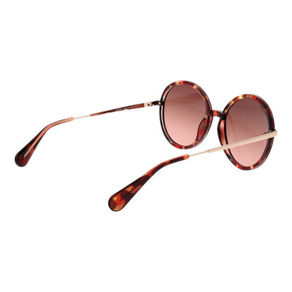 Max & Co Women’s Sunglasses – Brown Full-Rim Frame, Rose Gradient Lenses