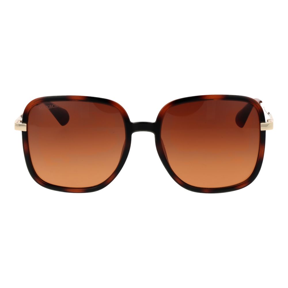 Max & Co Women’s Sunglasses – Brown Square Frame, Gradient Lenses