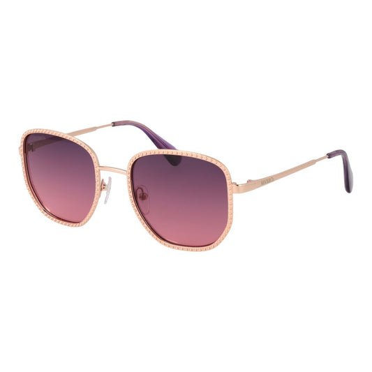 Max & Co Women’s Sunglasses – Rose Gold Square Frame, Gradient Lenses