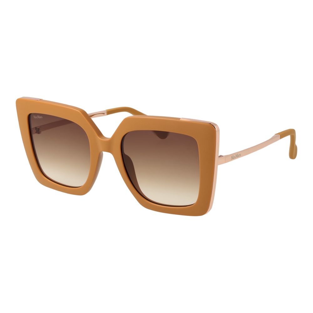 Max Mara Women’s Sunglasses – Brown Square Frame, Gradient Lenses