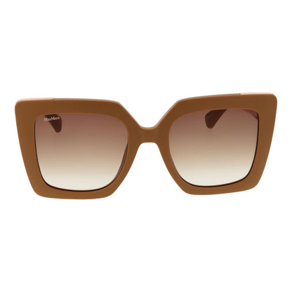 Max Mara Women’s Sunglasses – Brown Square Frame, Gradient Lenses