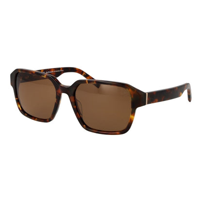 Timberland Men’s Sunglasses – Brown Full-Rim Frame, Polarized Lenses