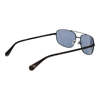 Timberland Men’s Sunglasses – Black Aviator Frame, Grey Polarized Lenses