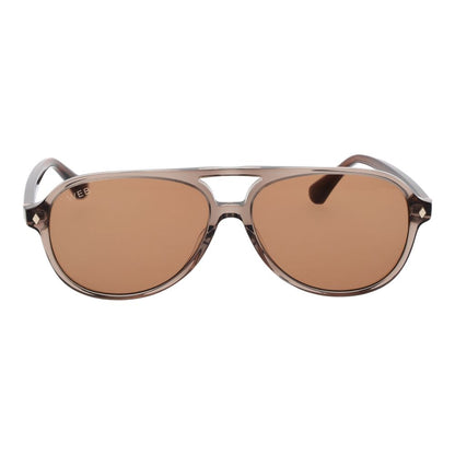 Web Brown Acetate Sunglasses – Aviator Style with Brown Lenses