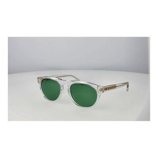 Web Transparent Acetate Sunglasses – Green Lenses, Panto Style