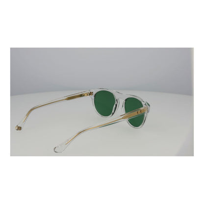 Web Transparent Acetate Sunglasses – Green Lenses, Panto Style
