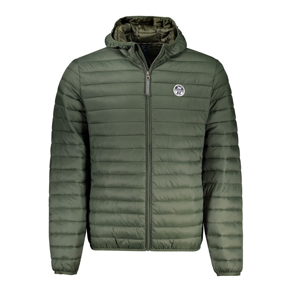 North Sails Green Hooded Padded Jacket