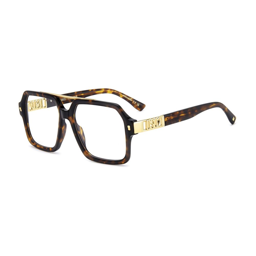 Dsquared² Brown Optical Glasses – Square Full-Rim Frame