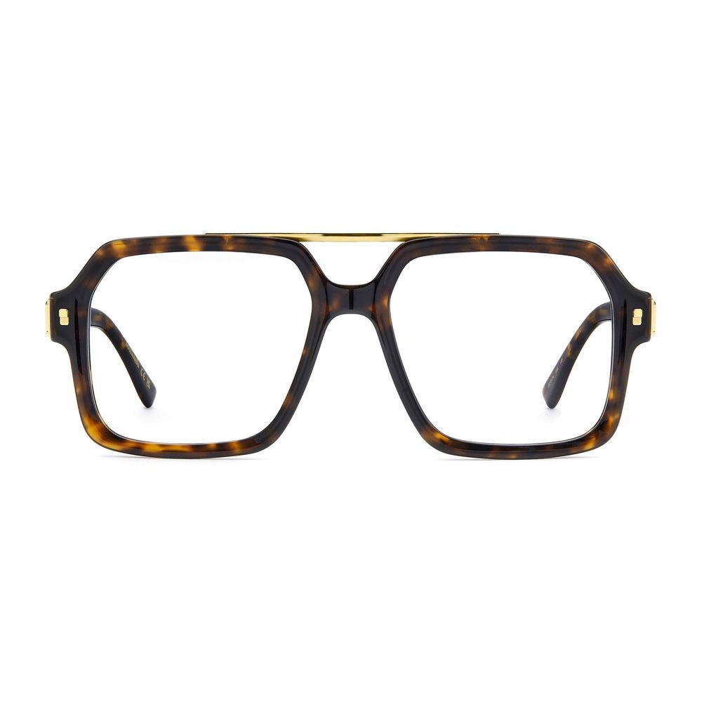 Dsquared² Brown Optical Glasses – Square Full-Rim Frame