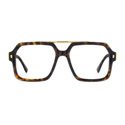 Dsquared² Brown Optical Glasses – Square Full-Rim Frame