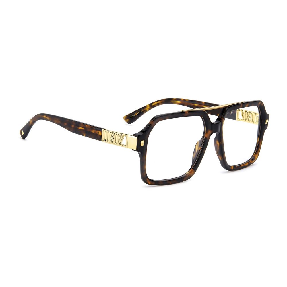 Dsquared² Brown Optical Glasses – Square Full-Rim Frame