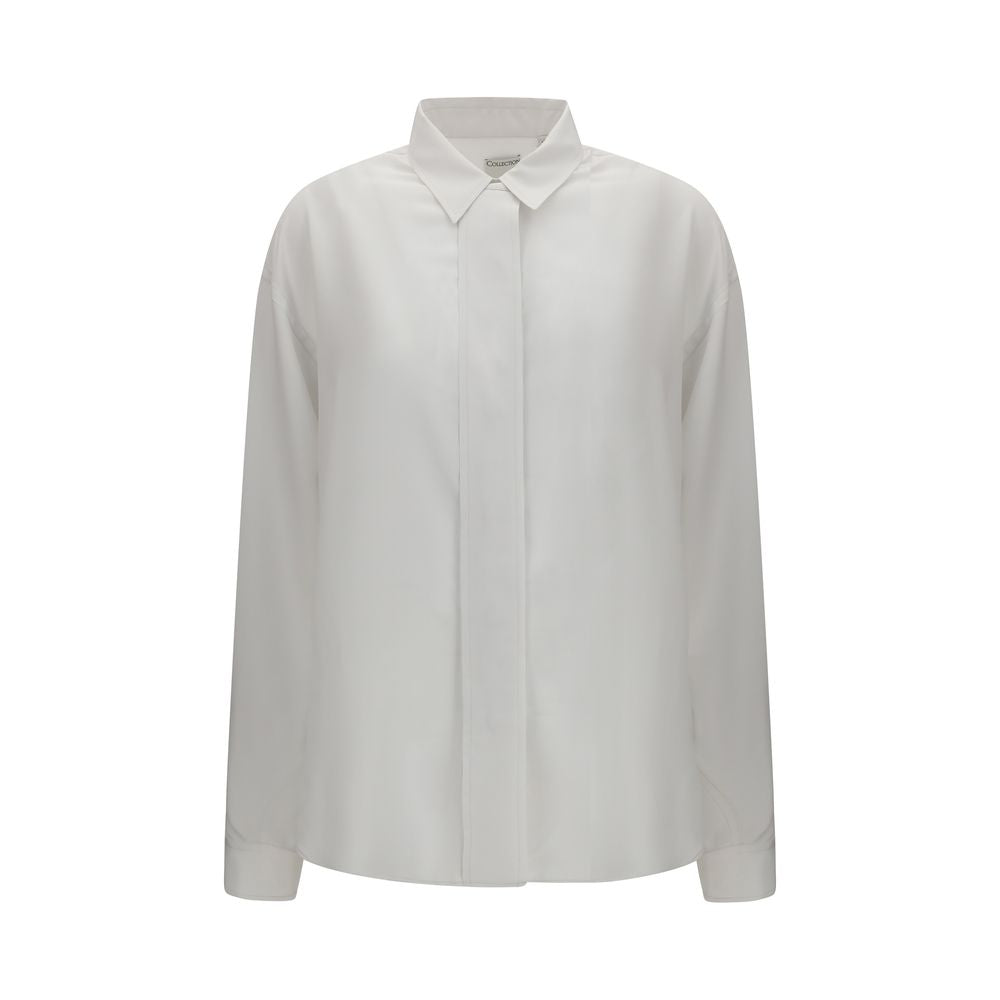 Calvin Klein Amari Long-sleeve Silk Shirt