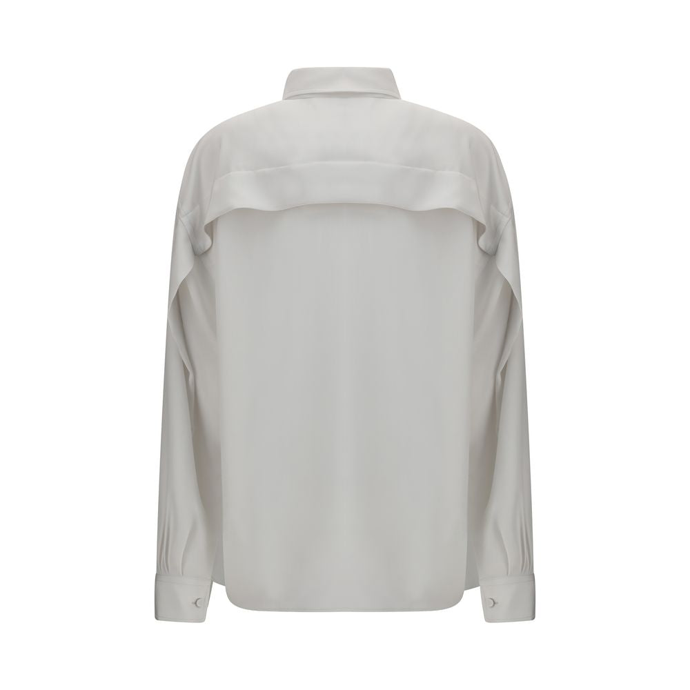 Calvin Klein Amari Long-sleeve Silk Shirt