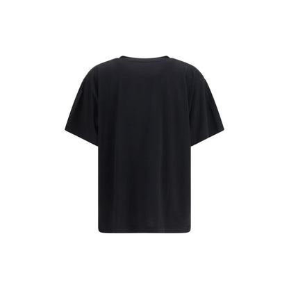 Khaite Black Cotton T-Shirt - The Linda