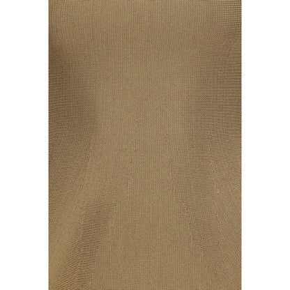Khaite Andra Top in Beige Viscose