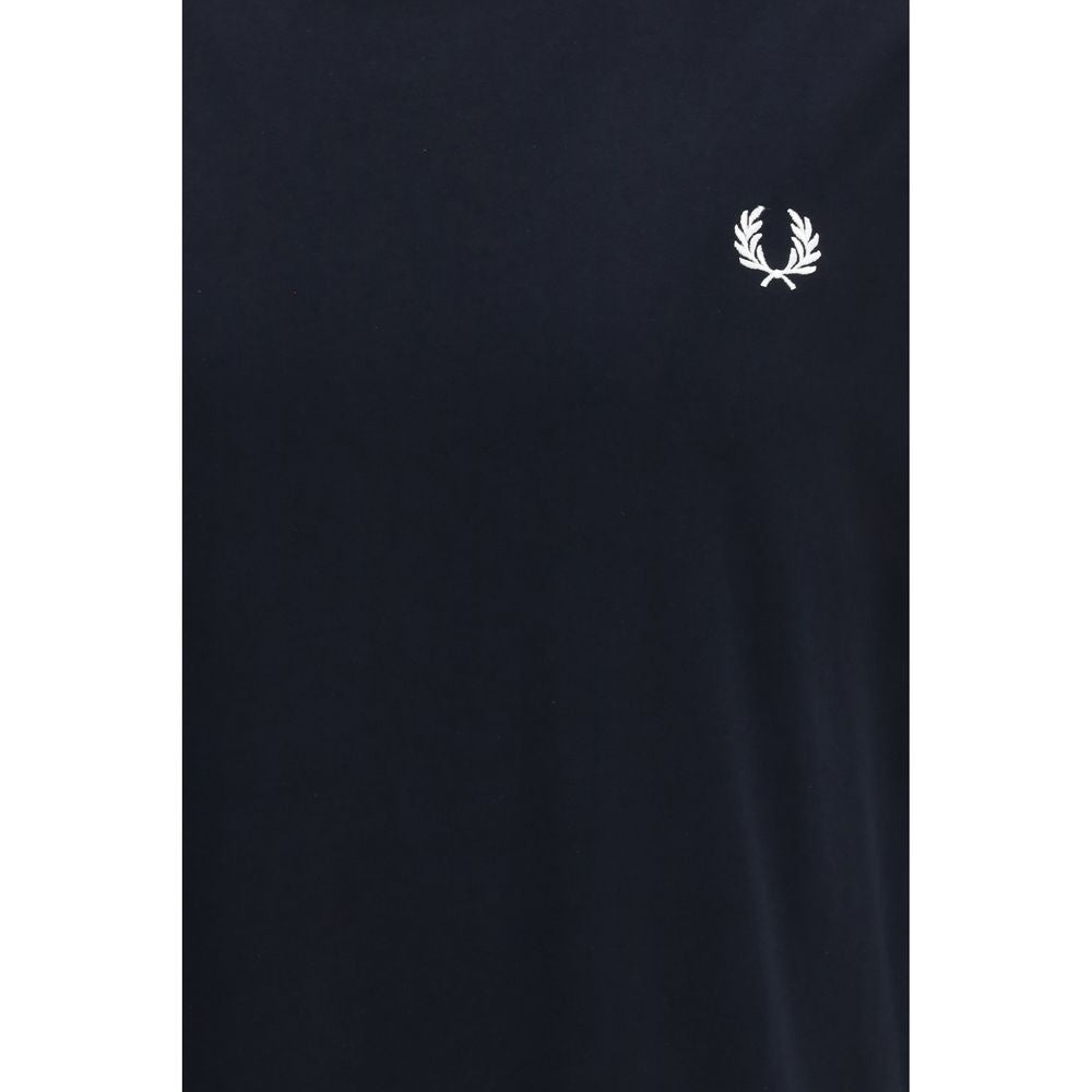 Fred Perry Blue Cotton Sportswear T-Shirt