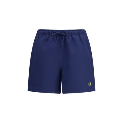 Fred Perry Blue Recycled Polyester Swim Shorts