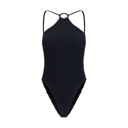 Hunza G Black Jasmin One-Piece Swimsuit