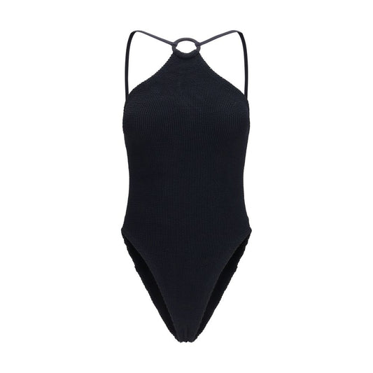 Hunza G Black Jasmin One-Piece Swimsuit