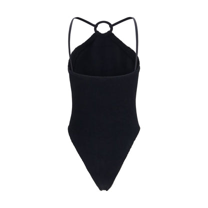 Hunza G Black Jasmin One-Piece Swimsuit
