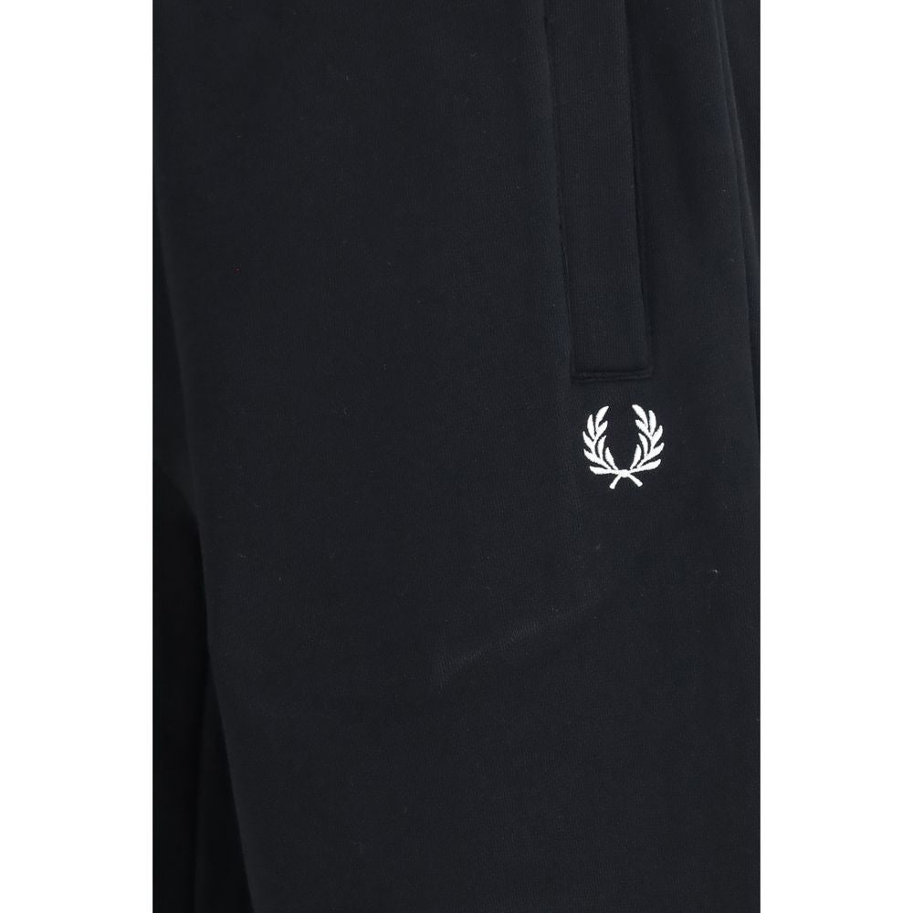 Fred Perry Black Cotton Joggers