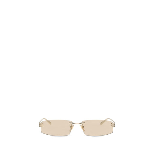 Balenciaga Beige Metal Gossip Sunglasses