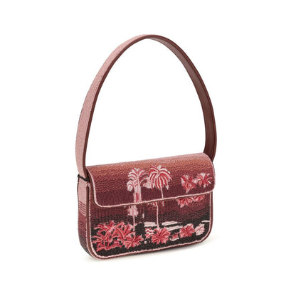 Staud Multicolor Other Fibres Tommy Shoulder Bag