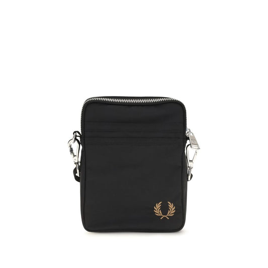 Fred Perry Black Nylon Shoulder Bag - Brentham Pouch