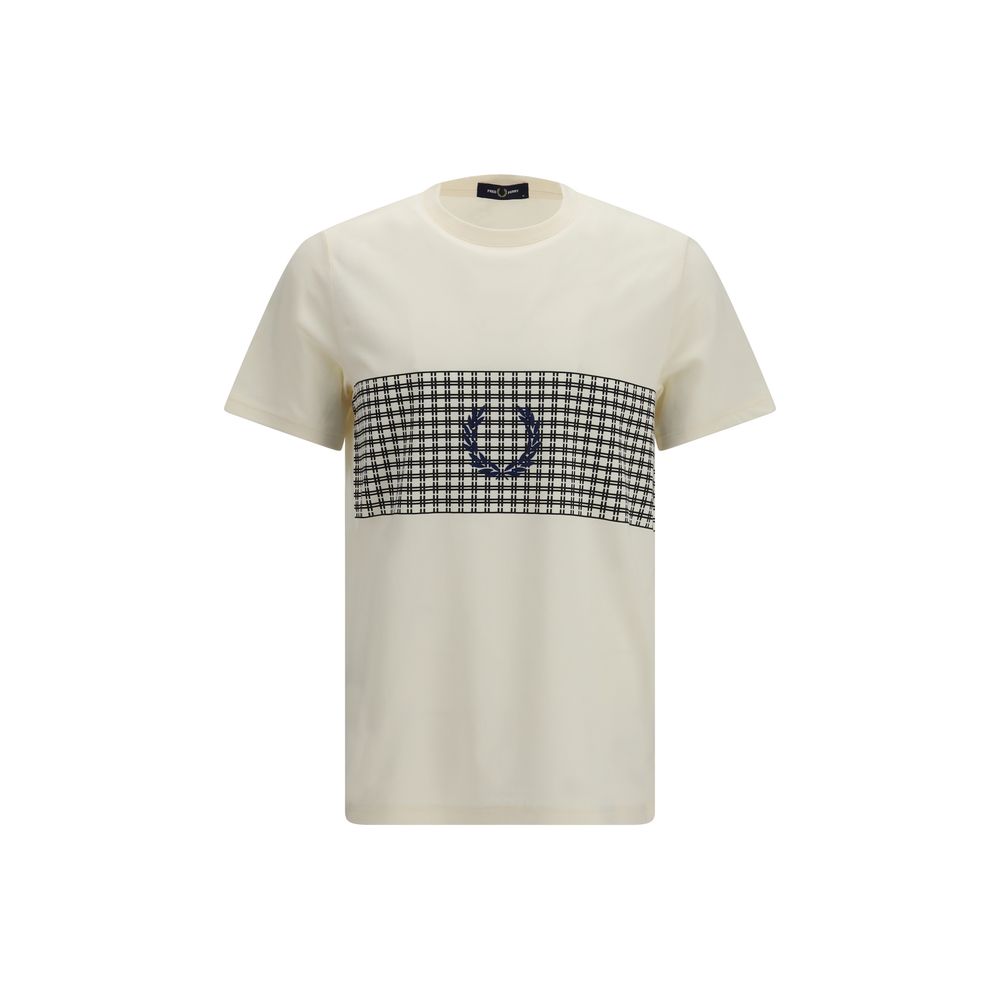Fred Perry Beige Cotton Sportswear T-Shirt