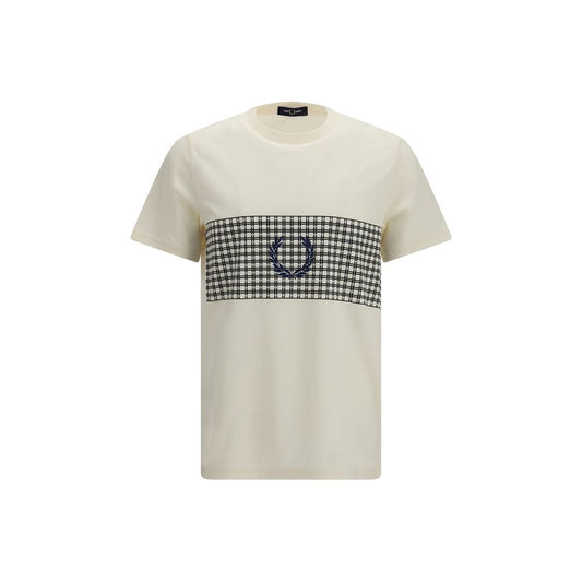 Fred Perry Beige Cotton Sportswear T-Shirt