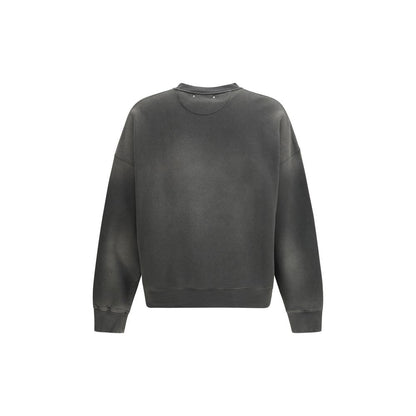 Golden Goose Star Embroidered Gray Sweatshirt