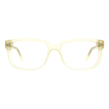 Andy Wolf Men's Optical Glasses – Beige Trapezium Frames