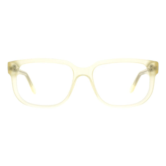 Andy Wolf Men's Optical Glasses – Beige Trapezium Frames