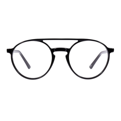 Andy Wolf Unisex Optical Glasses – Black Panto Frame